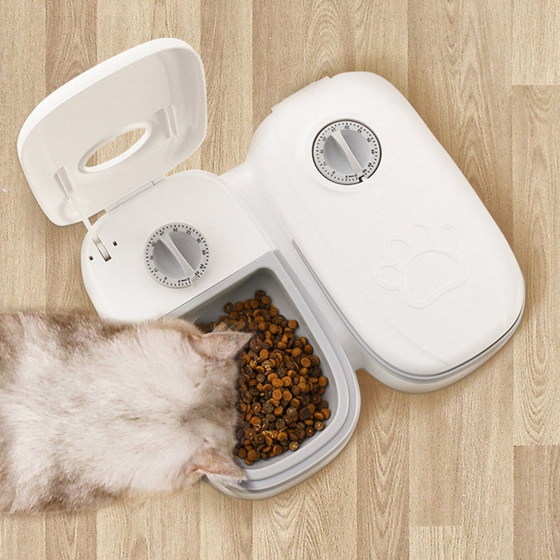 Dispenser de Comida Automático Inteligente | Para Cães e Gatos